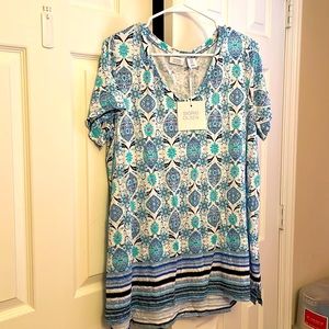 NWT Sigrid Olsen Blouse size 1X